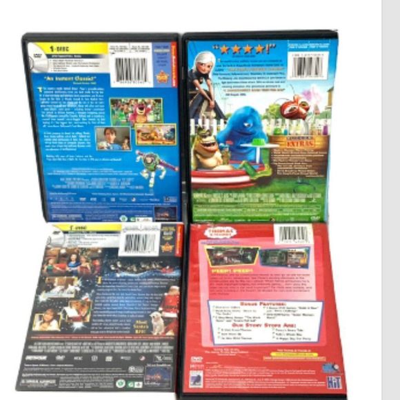 Family Children's DVD Toy Story 3 Monsters vs Aliens Thomas & Friends Lot of 4 - Picture 2 of 2